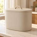 Oat Oval Pet Food Canister — AI-generated concept visualization